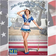 Masterbox 1:24 Scale Pin-up Series, Kit No. 4 Suzie Construction Set (Grey)