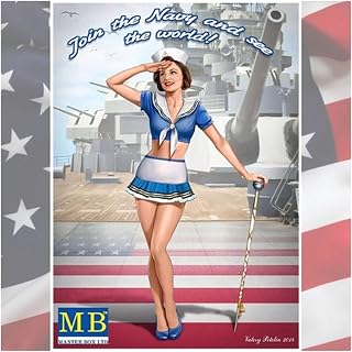 Masterbox 1:24 Scale Pin-up Series, Kit No. 4 Suzie Construction Set (Grey)