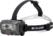 Ledlenser HF8R Core Work Headlamp, LED Headlamp, Hard Hat Light, Hands Free