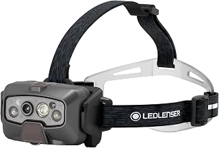Ledlenser HF8R Core Work Headlamp, LED Headlamp, Hard Hat Light, Hands Free