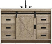 Elegant Kitchen and Bath Austin 48" Single Bathroom Vanity in Natural Oak