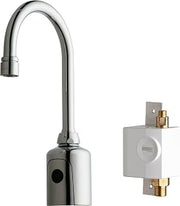 Chicago Faucets 116.933.AB.1T - HyTronic BLE Gooseneck SSPS Int Mix