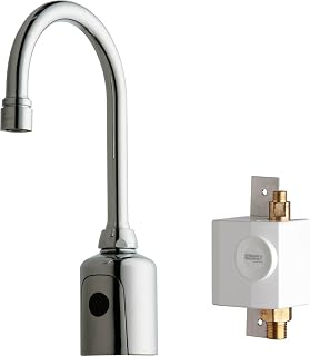 Chicago Faucets 116.933.AB.1T - HyTronic BLE Gooseneck SSPS Int Mix
