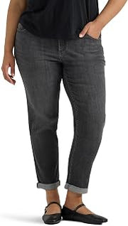 Lee Women's Plus Size Legendary Mid Rise '90s Taper Jean