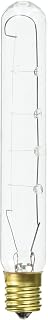 Satco S3709 130V Intermediate Base 25-Watt T6.5 Light Bulb, Clear