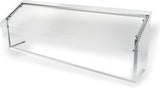 Carlisle FoodService Products Buffet Bar Sneeze Guard with Aluminum Frame for Catering, Buffets, Restaurants, Plastic, 73.37 x 12.19 x 25.5 Inches, Clear