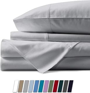 TREND BEDDING MART 100% Egyptian Cotton 6PC Sheets Set, Silver King 6PC Sheets Set, 800 Thread Count Long Staple Cotton, Sateen Weave for Soft and Silky Feel, Fits Mattress Upto 18'' DEEP Pocket