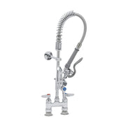 Mini-Pre Rinse Faucet. 4" Deck Mount Faucet with 6" Swing Nozzle by T&S Brass – not_applicable, Model MPZ-4DLN-06