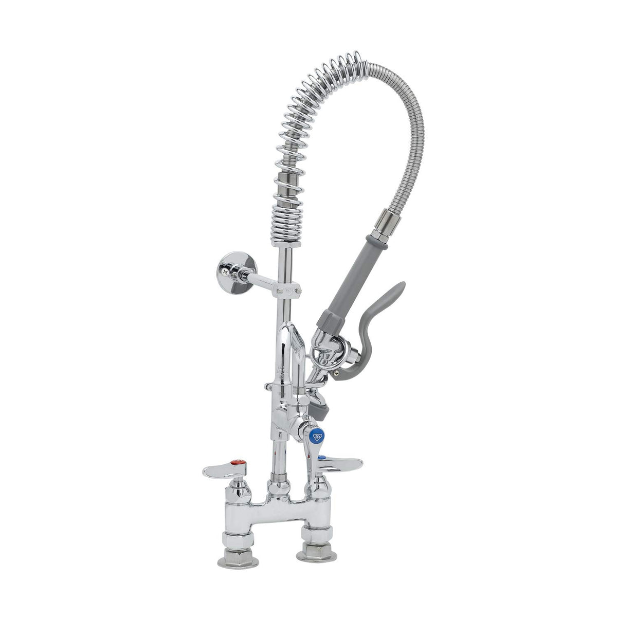Mini-Pre Rinse Faucet. 4" Deck Mount Faucet with 6" Swing Nozzle by T&S Brass – not_applicable, Model MPZ-4DLN-06