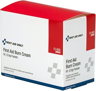 Pac-Kit by First Aid Only 13-600 First Aid/Burn Cream, 0.9 gm Packet (Box of 60)