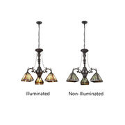CH33359MR24-DC3 Chandelier by Chloe Lighting – Green, Blue, Brown