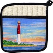 Betsy Drake PT181 Barnegot Lighthouse NJ Pot Holder