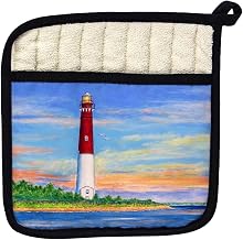 Betsy Drake PT181 Barnegot Lighthouse NJ Pot Holder
