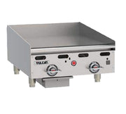 Hart Heavy Duty 24" Gas Griddle by VULCAN – Stainless Steel, Metallic, Model MSA24