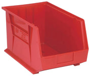 QUANTUM STORAGE SYSTEMS Red / 18L x 11W x 10H / Ultra Stack & Hang Open Storage Bins