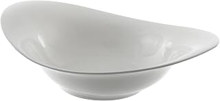 10 Strawberry Street Whittier 20"/96 Oz Swoop Bowl, White