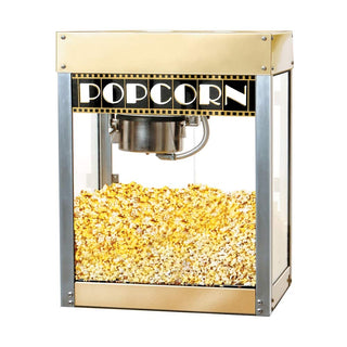Benchmark Hollywood Premiere Popcorn Machine by Benchmark USA – 6 Ounce, Aluminum, Gold, Model 11068