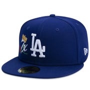 Champs Crowned Los Angeles Dodgers 59Fifty Fitted by by New Era – Navy, Model 196313369832