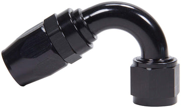 Hose End 120 Degree -10 Black by Allstar Performance – 10, Aluminum, Black, Model ALL48279