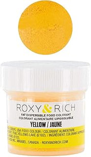 Roxy & Rich Fat Dispersible Food Coloring, 5 Grams Yellow