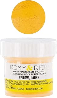 Roxy & Rich Fat Dispersible Food Coloring, 5 Grams Yellow