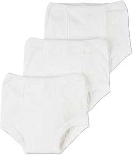 Gerber Training Pants, 18 M, White, (3 pack)