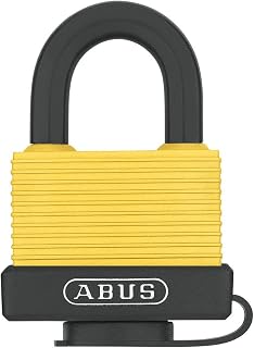 ABUS 70/45 Weatherproof Lock with 2 Keys for Outdoor, Storage | Marine, 1.93in (49mm) Wide
