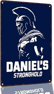 Daniel's Stronghold Spartan Warrior 8 x 12 Inch Aluminum Wall Decor