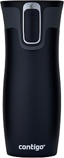 Contigo West Loop Autoseal Travel Mug, Stainless Steel Thermal Mug, Vacuum Flask, Leakproof Tumbler, Coffee Mug with BPA-Free Easy-Clean Lid
