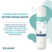 Universal 5-micron Sediment Prefilter (12-Pack) by Elkay – 12 Count (Pack of 12), Plastic, White, Model PF5M_12PK