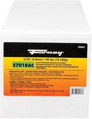 Forney 2610145 0.15 in. Dia. E7018AC Mild Steel Low-Hydrogen Welding Electrode for Repair Construction & Fabrication Welding