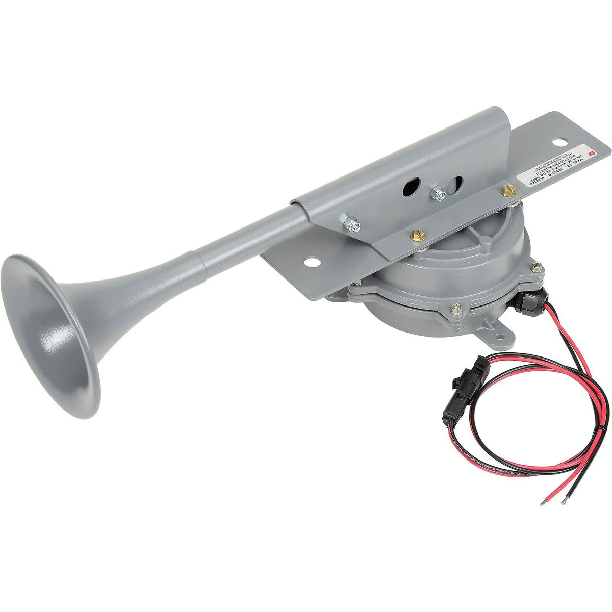 Federal Signal Federal Signal Horn by Generic – 23.31"L x 7.5"W x 6.5"H, Stainless Steel, Gray, Model 52-024-1