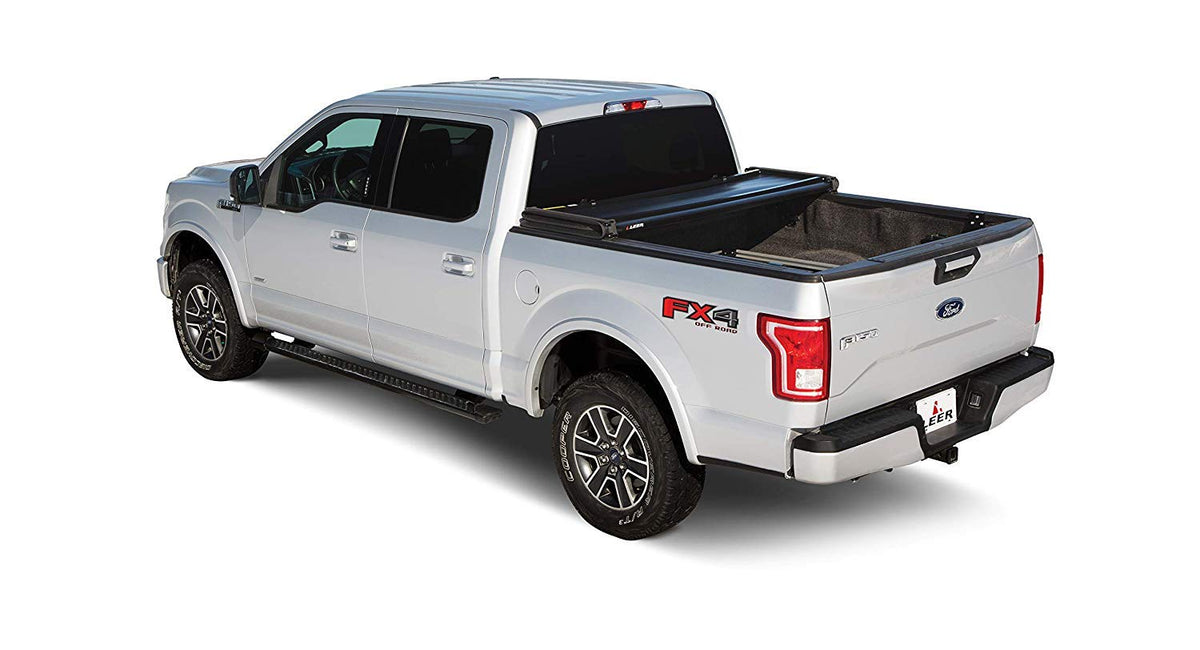 Latitude | Fits 2013-2021 Nissan Frontier with 5 FT Bed with or w/o Track | Easy Install by LEER – 5' Bed, Vinyl, Black, Model 630102