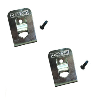 Belt Hook Kit (2 Pack) by DEWALT – 6 inches, Metal, Silver, Pack of 2, Model N268241