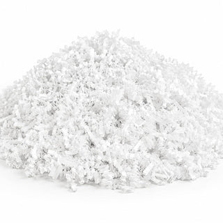 Crinkle Paper Shred Packing Material – 10 lb, White, Decorative Filler for Shipping and Displays