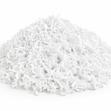 Crinkle Paper Shred Packing Material – 10 lb, White, Decorative Filler for Shipping and Displays