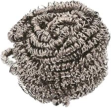 Browne (HL300) 3 1/2" Medium-Duty Stainless Steel Sponge [Set of 12]