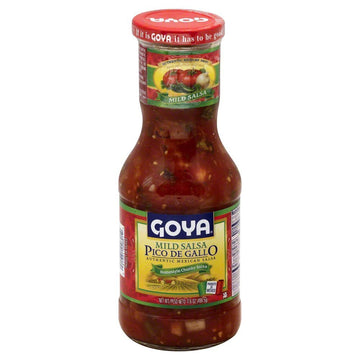 Salsa Pico De Gallo, 17.6-Ounce (12 Pack) by Goya – 1.1 Pound (Pack of 12), Pack of 12, Model 041331028912
