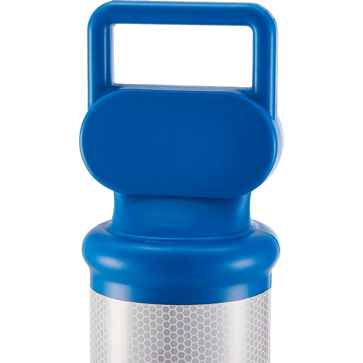 Portable Delineator Post w/ 3" Reflective Bands by Global Industrial – Polyethylene, Blue, Model RD10-R6P-Blue