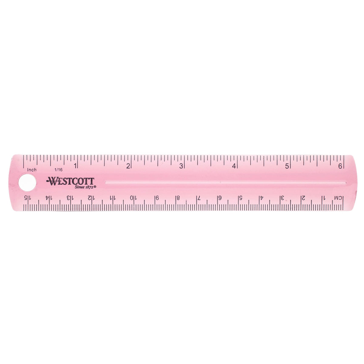 Plastic Ruler by Westcott – Plastic, Assorted (No Color Choice)