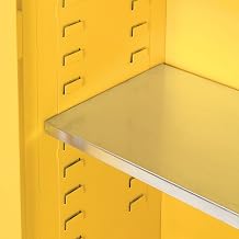 Jamco Products Flammable Storage Shelf, 39-5/8"W x 30-1/8"D, Industrial Tiered Shelf, 1 Shelf