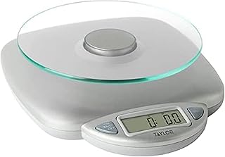 Farberware Professional Electronic Glass Kitchen and Food Scale, 11-Pound, SILVER - 5083276