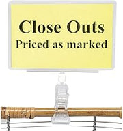 Clear Retail Sign Holder 3 1/2 x 5 1/2 Bag of 6, 41858