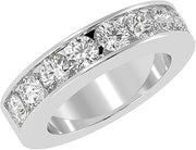 1-5 Carat LAB GROWN Diamond Ladies Channel Wedding Anniversary Ring Band
