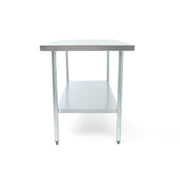 Adcraft 30" x 72" / Silver / Commercial Work Table Utility Tables