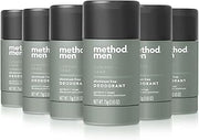 Method Mens Aluminum-Free Deodorant, Juniper & Sage, 2.65 Ounce (Pack of 6)