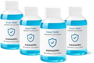 MAMADOU Foam Shield Smart Toilet Special Foaming Agent Splash Toilet Bowl Cleaner Deodorizing Stain-Resistant Cleaning Liquid For Fresh Bathroom 100ml 4Pack