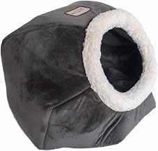 Armarkat Cat Bed Model C80CSH/MB Gray Velvet