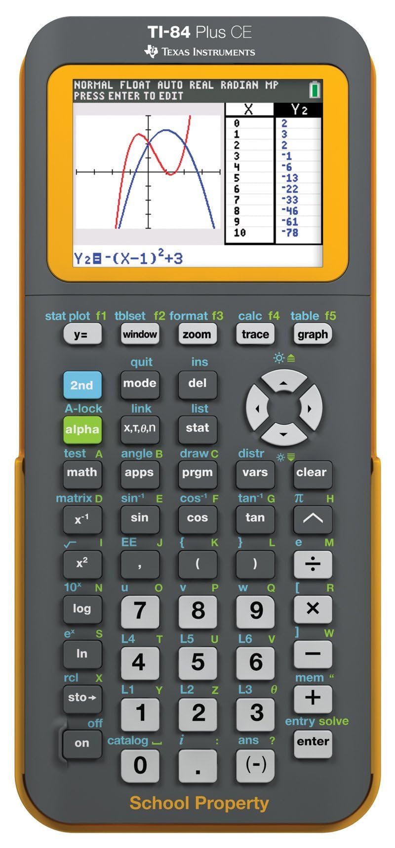 TI-84 Plus CE Teacher's 10 Pack Graphing Calculator (Renewed) by Texas Instruments – Small, Plastic, Teacher 10 Pack, Pack of 10, Model 84PLCE/TPK/2L1-cr