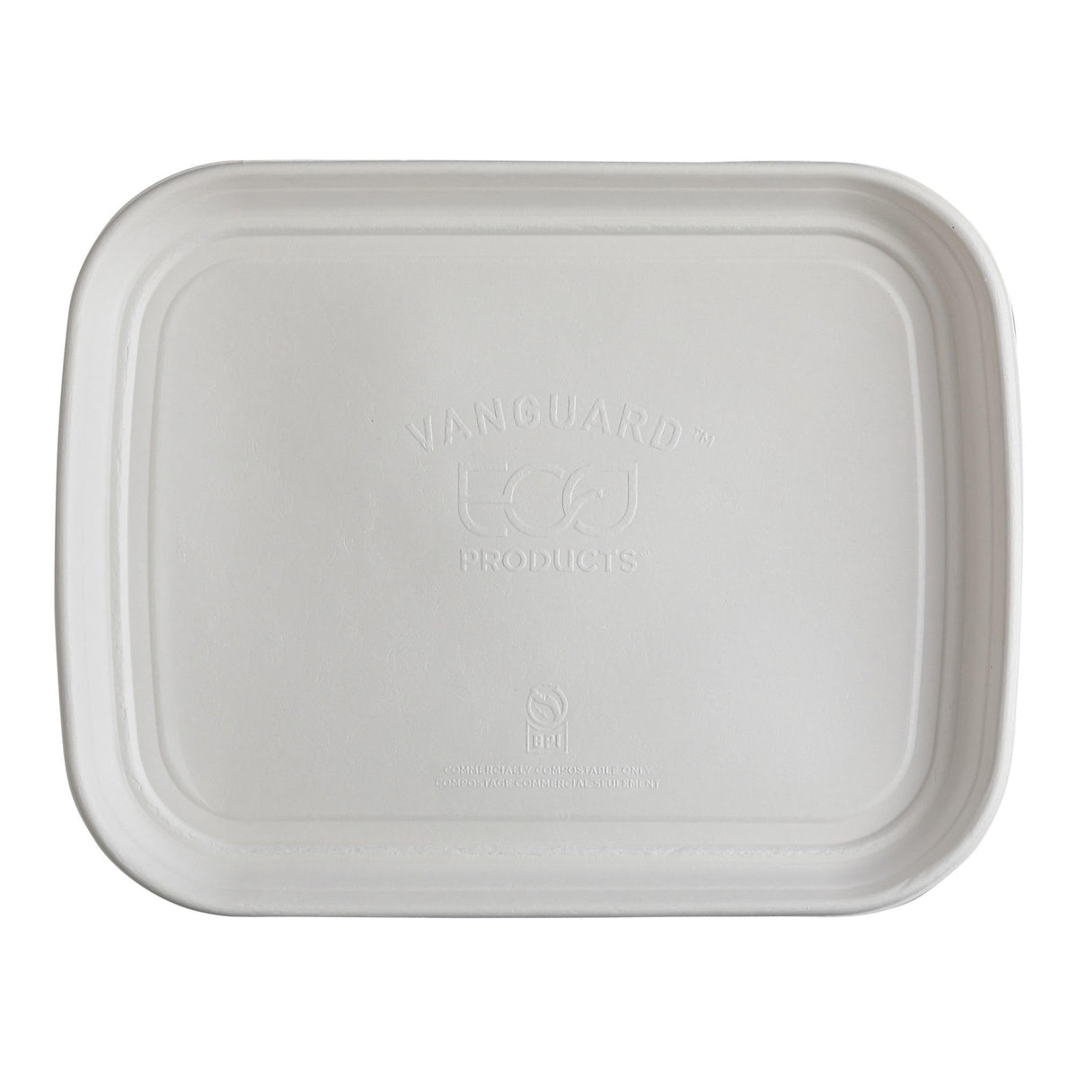 Eco-Products Compostable 13x17in Serving Tray by ECO PRODUCTS – 13"x17", Bamboo, White, Pack of 100, Model EP-SCTR1317NFA